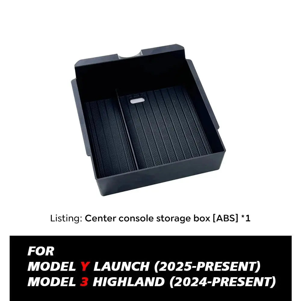 Tesla Model Y Console Armrest Storage Box 2025 Juniper — Package Contents